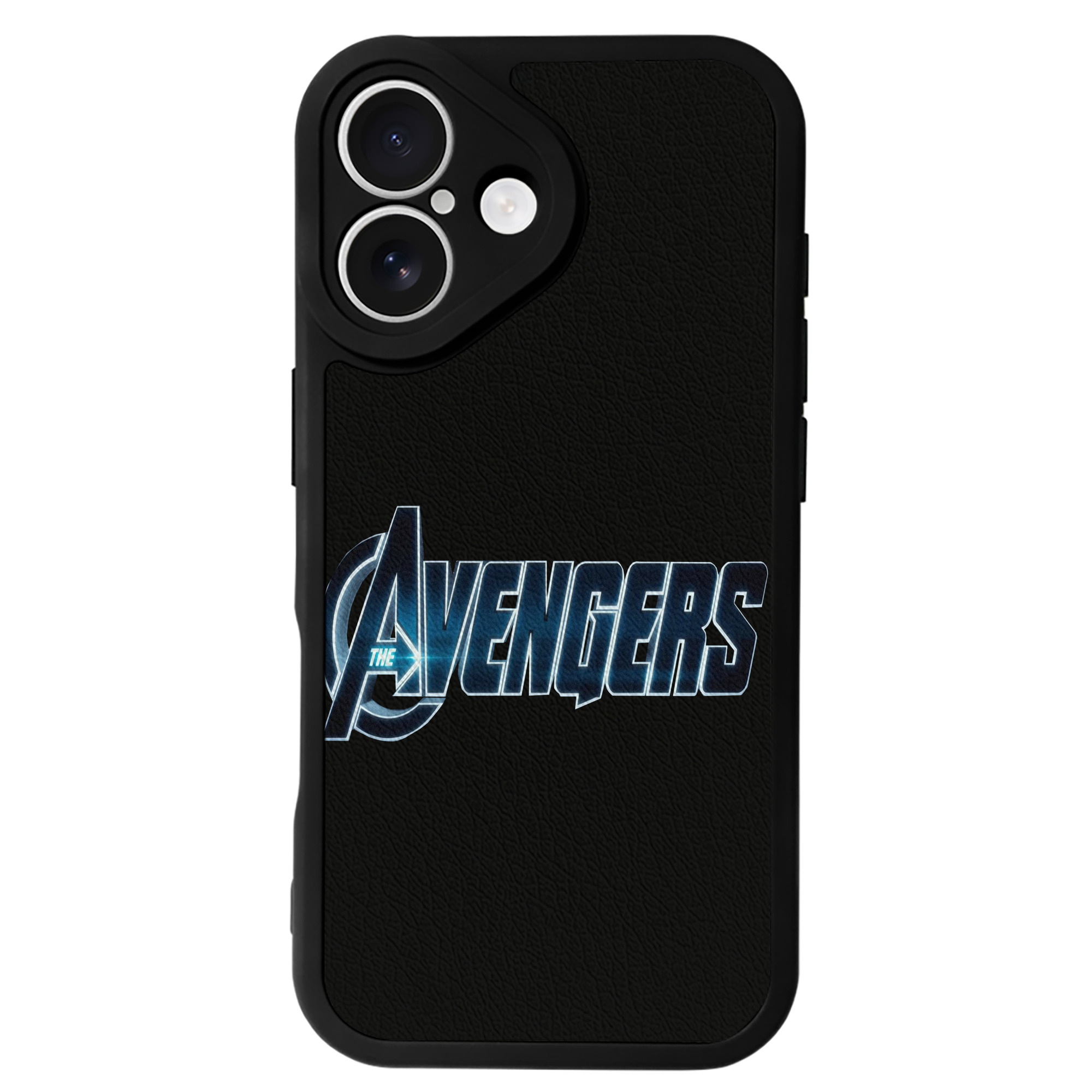 （画像用） アベンジャーズ The Avengers 【iPhone 16シリーズ対応】シリコンスマホケース（レザー調） 材質：シリコン